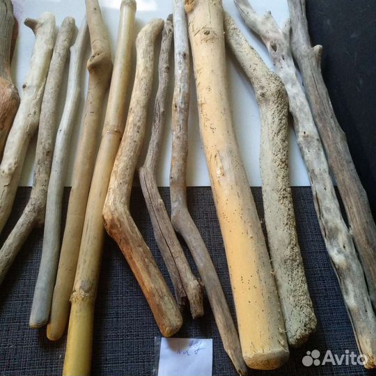 Палочки дрифтвуд для макраме. Набор 12 шт. Лот 27
