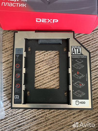 Салазки для hdd ssd dexp at-dh02 для ноутбука