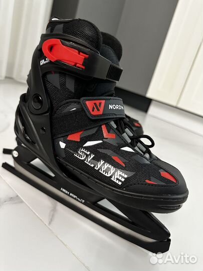 Коньки nordway раздвижные р.31-36