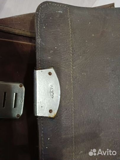 Мужской кожаный портфель бу 1942год Германия