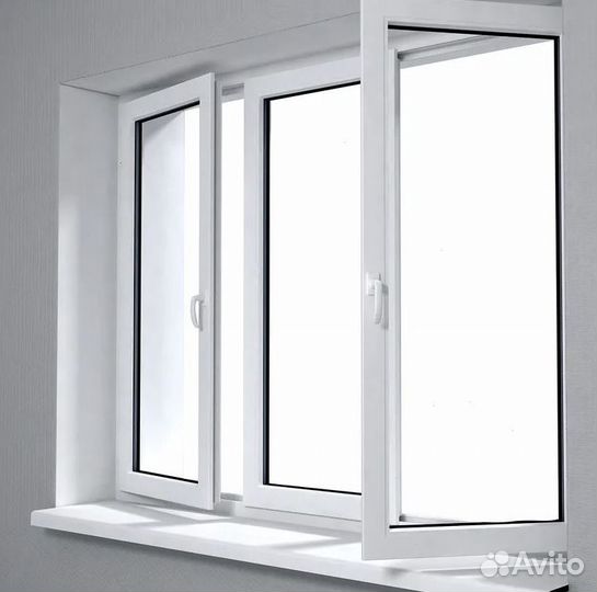 Окна пластиковые с отделкой