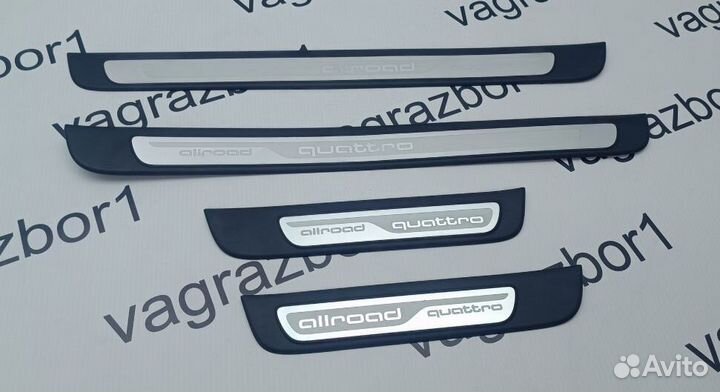 К-кт накладок порога Audi A4 allroad quattro (B8) I рестайлинг (2011–2016)