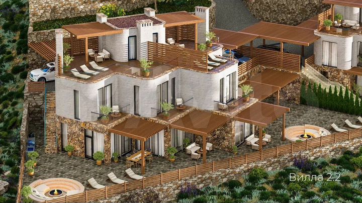 Дом 223,7 м² на участке 3,1 сот.