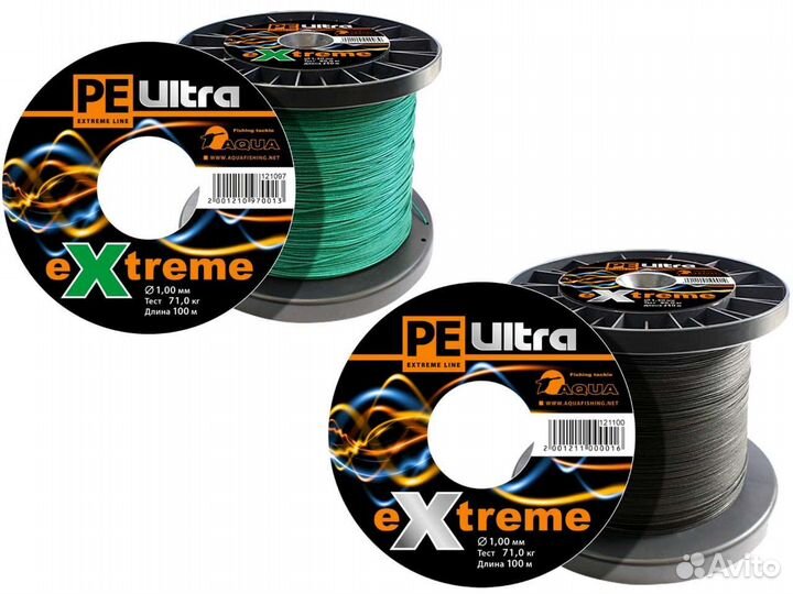 Плетеный шнур 100м для рыбалки