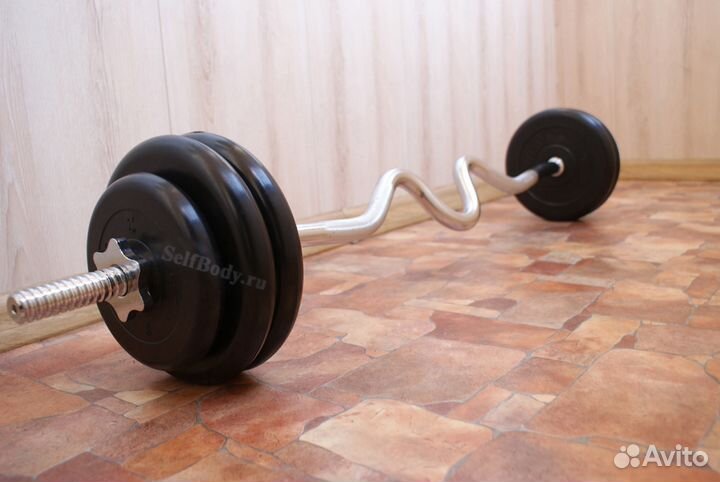 Штанга разборная 30.5 кг / 4x5, 2x2.5 кг/ Ez -гриф