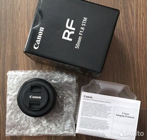 Canon RF 50 f1.8 STM, новый