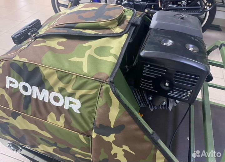 Мотобуксировщик Pomor 500 PRO камуфляж