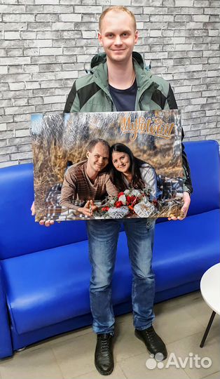 Печать фото на холсте