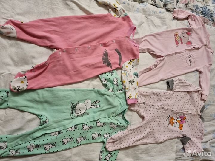 Одежда для девочки 68-74 пакетом
