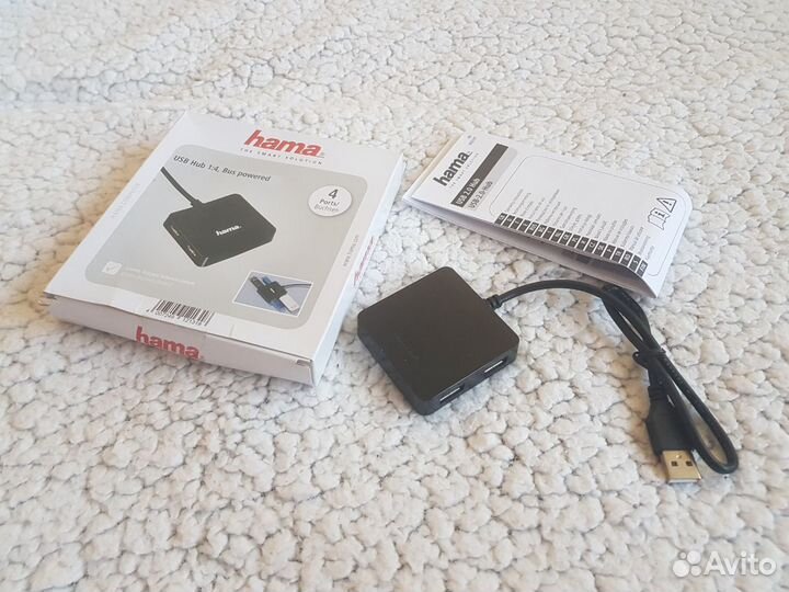 Разветвитель USB hama 4порт