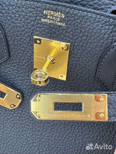 Сумка Hermes Birkin 30 кожа, слёзы, ручная работа