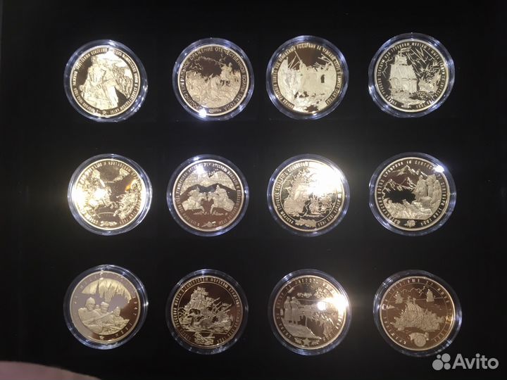 Коллекция медалей 24 шт. «Воинская Слава России»