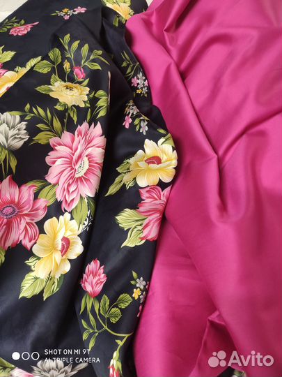 Ткань на отрез сатин