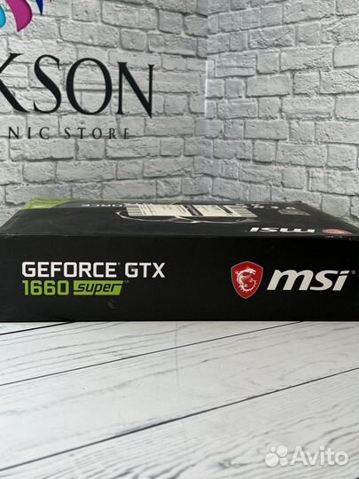 MSI GeForce GTX 1660 super ventus XS 6GB