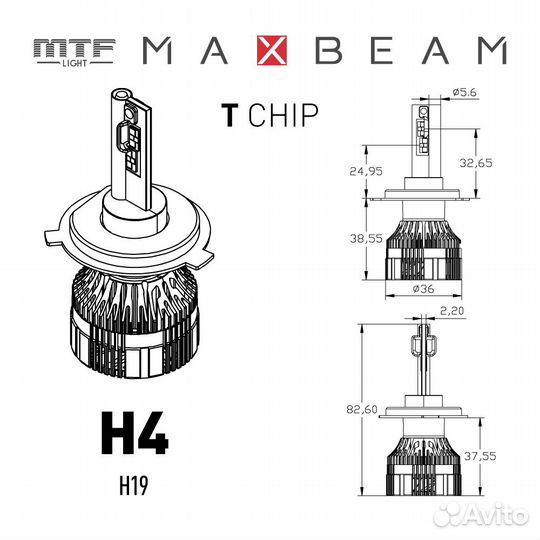 MTF Light Лампа автомобильная H4