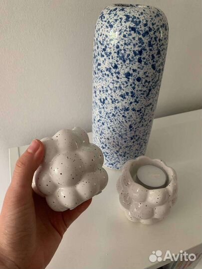 Керамическая ваза новая