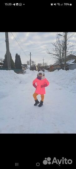 Куртка зимняя для девочки 122