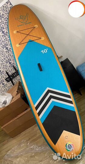 Надувная доска, доска надувная с веслом