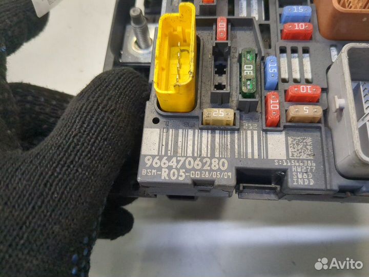 BSM Блок предохранителей Peugeot 308, 2009