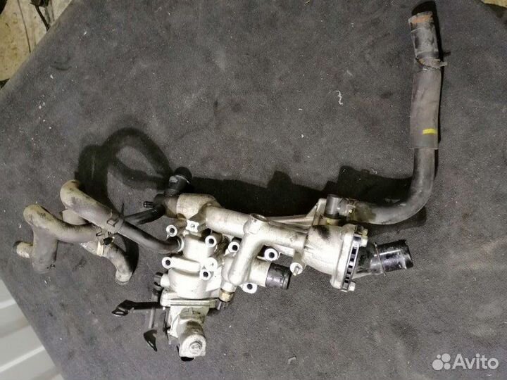 Корпус термостата Hyundai Santa Fe CM 2005-2012