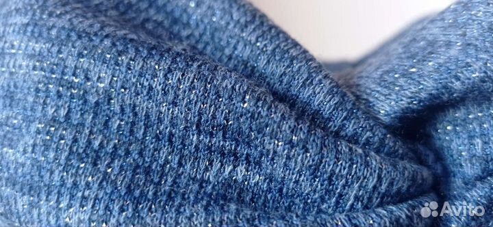 Повязка на голову вязаная трикотаж