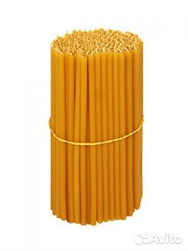 Свечи восковые, станочные № 80, церковные