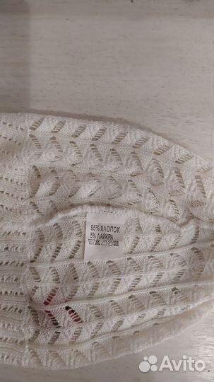 Летняя шапочка детская