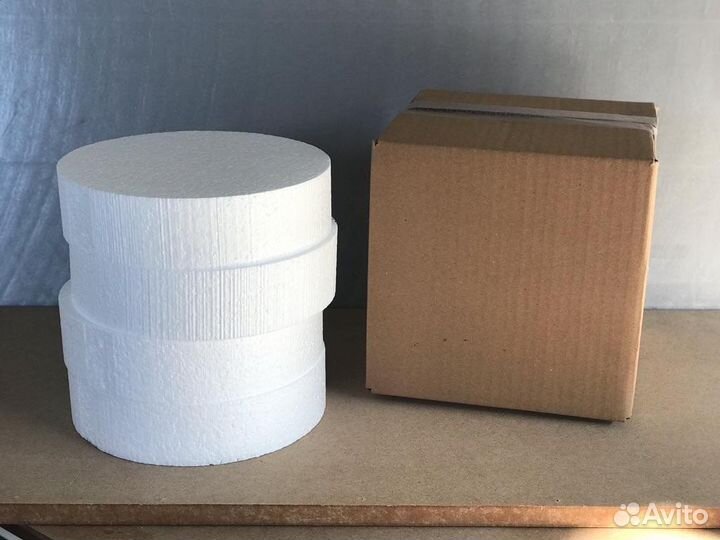 Круг из пенопласта 20 см 4 шт