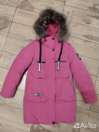 Куртка для девочки 140 зима