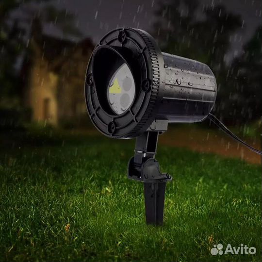 Светильник прожектор уличный Новый год на праздник