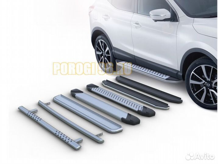 Пороги подножки алюминиевые Can Otomotiv (Турция)