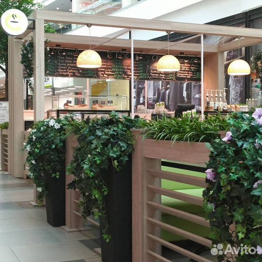Мебель для кофейни, островок кофе в ТЦ