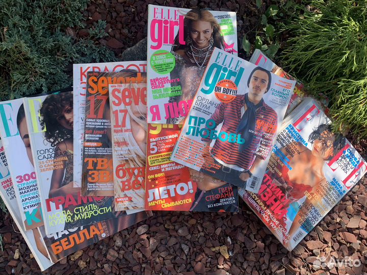 Журналы Elle, In Style, Elle Girl