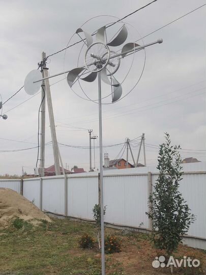 Флюгер, крутится