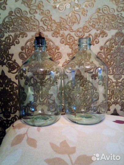 Бутыль стеклянный 10л