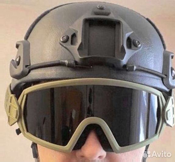 Очки защитные противоосколочные / для любых шлемов