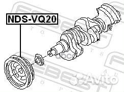 Шкив коленвала nissan maxima/cefiro A32 1994-20