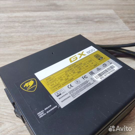 Блок питания 800w gold