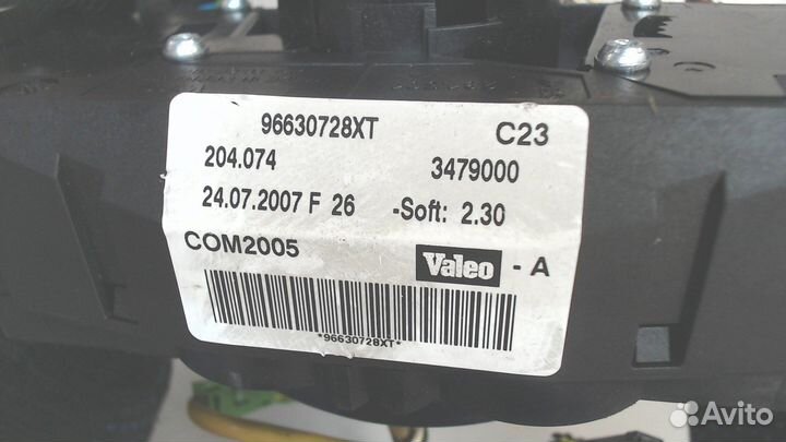 Переключатель поворотов и дворников Peugeot 207, 2