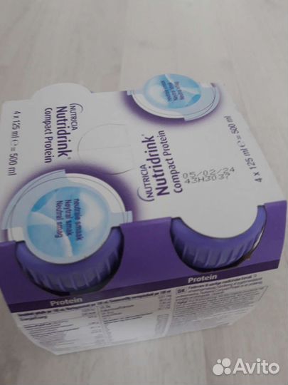 Смесь жидкая Nutridrink compact protein, 6 шт