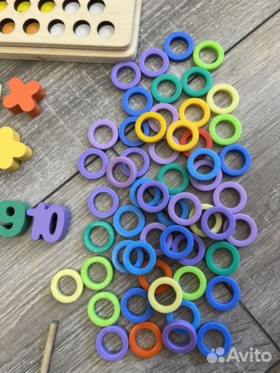 Деревянные игрушки 3+