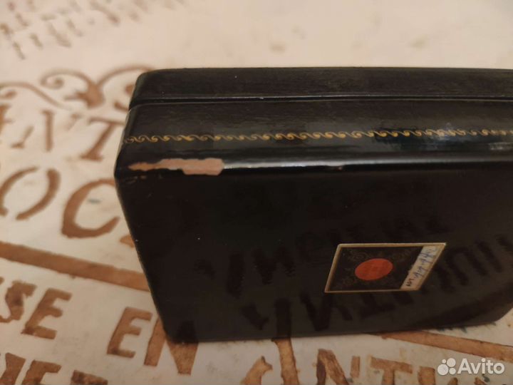 Шкатулка палех СССР Лебёдушка Мстера