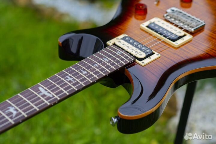 PRS SE Custom 24 Black Gold burst электрогитара