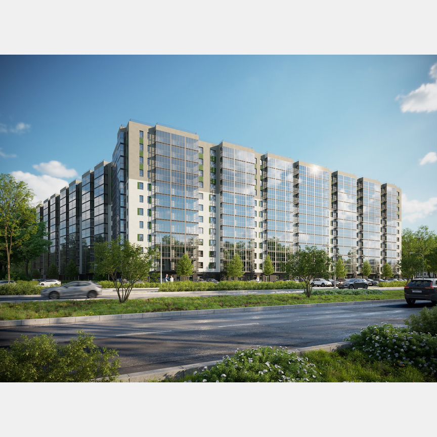 1-к. квартира, 36 м², 9/12 эт.