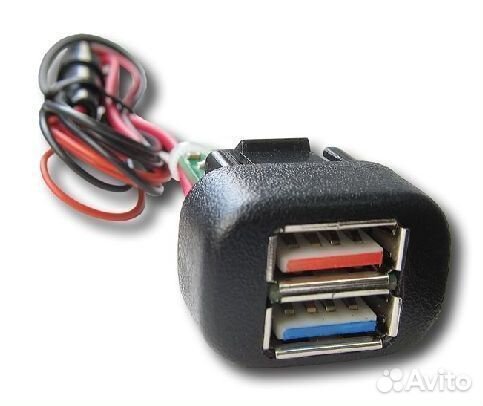 Разъем USB Калина Ваз 2114 в штатную заглушку