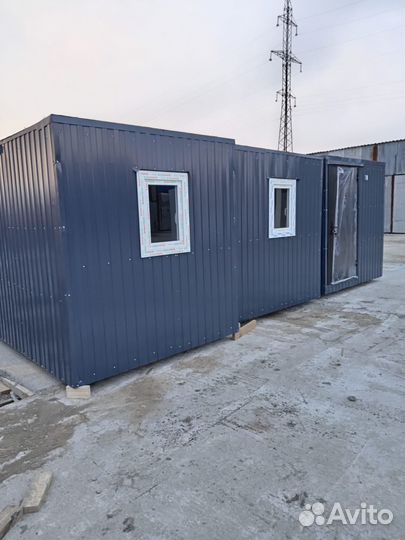 Блок контейнерного поста охраны: установка, строит