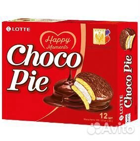 Пирожное печенье с суфле Чоко Пай Лотте 336г
