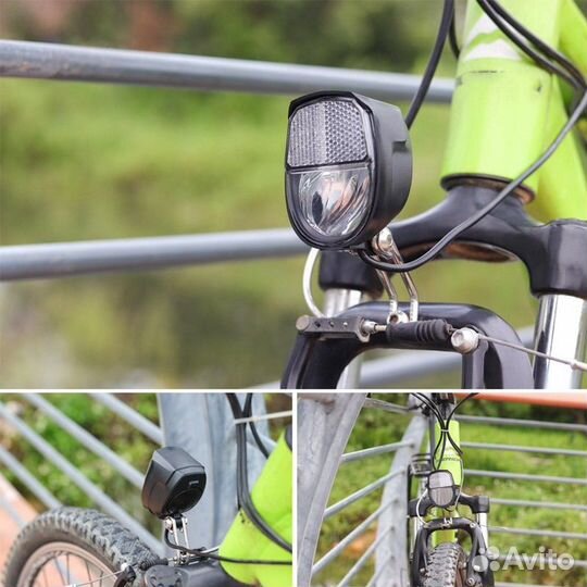 Фонарик динамо для велосипеда