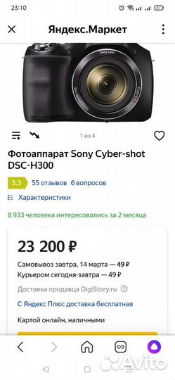Sony DSC H300