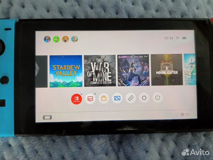 Nintendo Switch rev 2 с играми